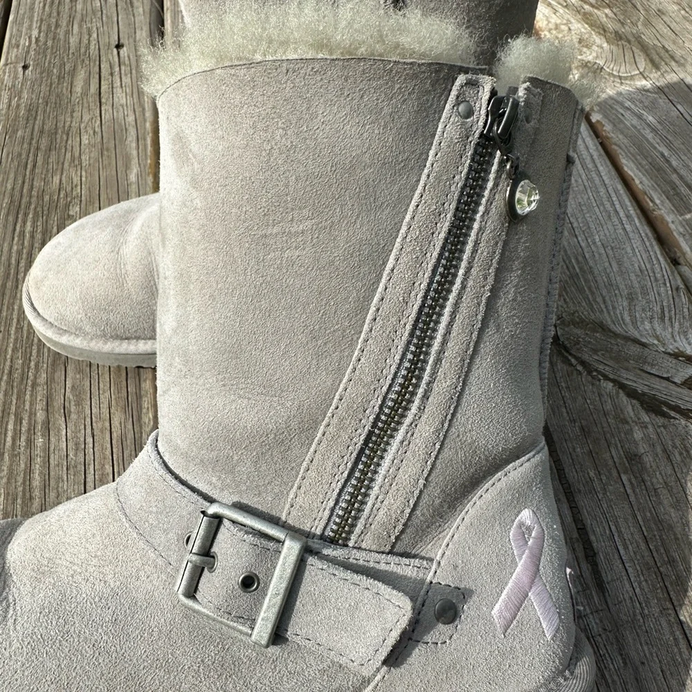 UGG Blaise Breast Cancer Limited Edition Women's Seal Size 8 - Picture 3 of 6